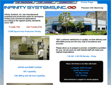 Tablet Screenshot of infinitysystemsinc.com